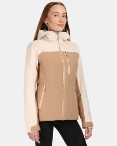 Dámská lyžařská bunda Kilpi FLIP-W béžová Dámská lyžařská bunda Kilpi FLIP-W béžová