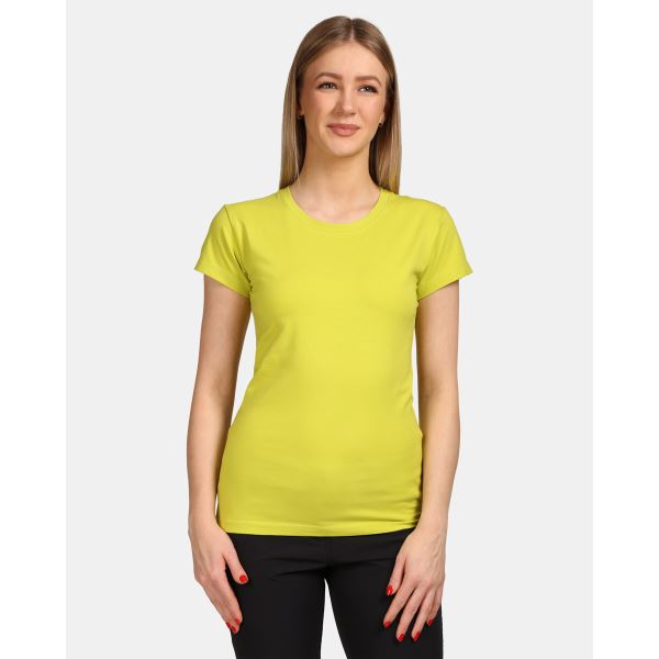 Dámské bavlněné tričko Kilpi PROMO-W světle zelená