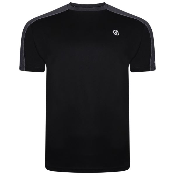 Pánské funkční tričko Dare2b DISCERNIBLE černá/šedá