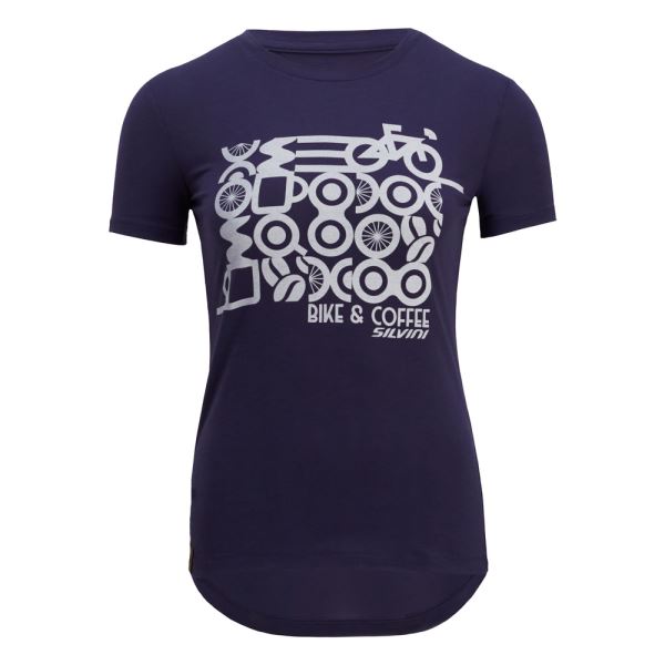 Dámské tričko z PET materiálu Silvini Pelori tmavě modrá