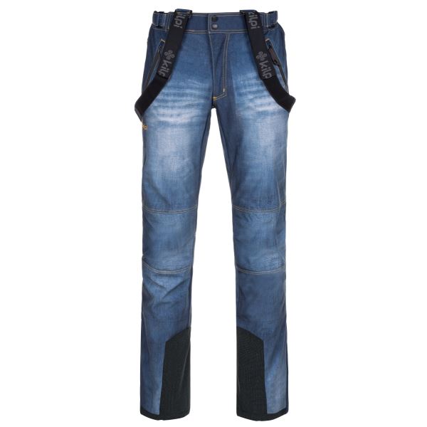 Pánské softshellové kalhoty KILPI JEANSO-M modrá