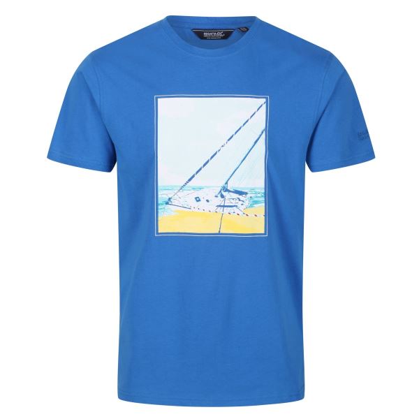 Pánské tričko Regatta CLINE IV modrá