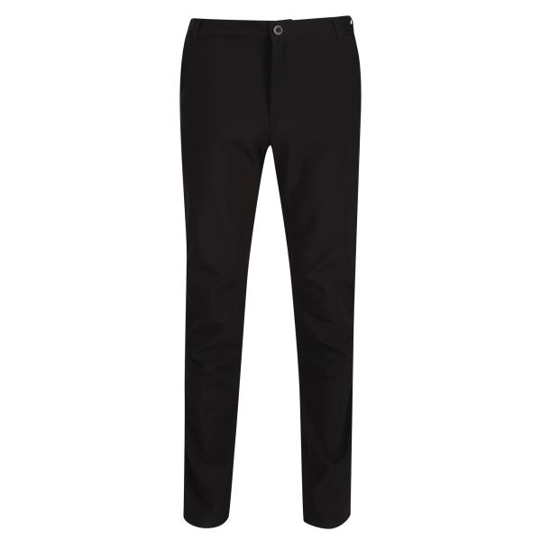 Pánské softshellové kalhoty Regatta FENTON černá - prodloužená délka