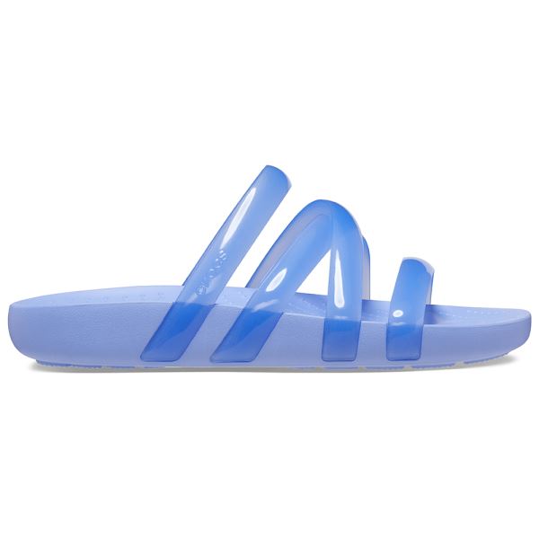 Dámské sandále Crocs Splash Glossy Strappy modrá
