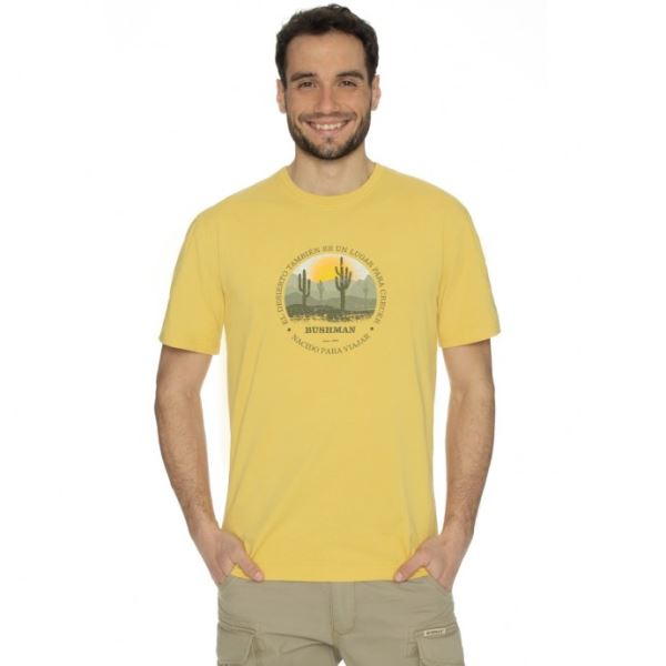 Pánské tričko BUSHMAN JOURNEY žlutá