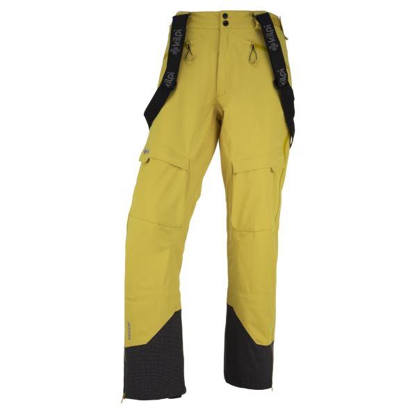 Pánské 3 vrstvé technické kalhoty KILPI LAZZARO-M žlutá