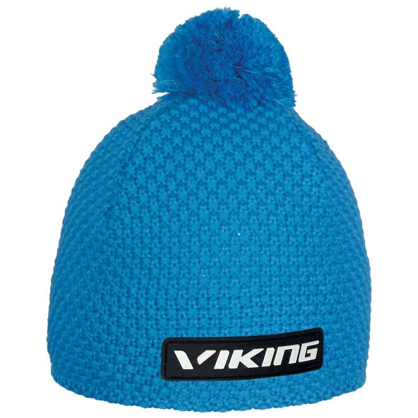 Unisex merino zimní čepice Viking BERG modrá UNI