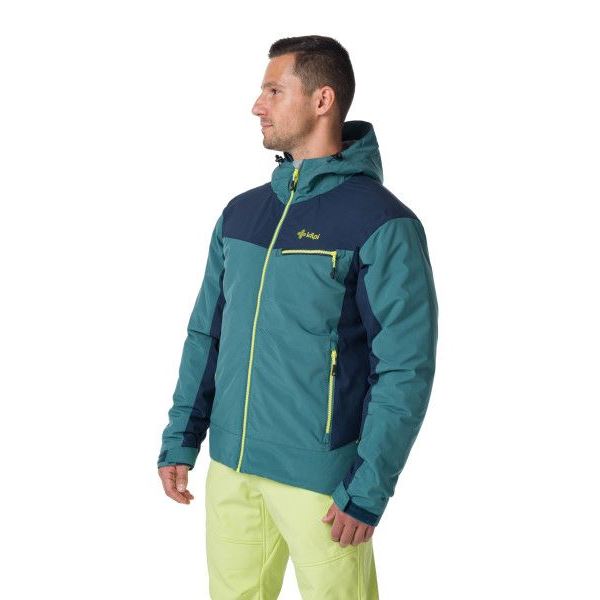 Pánská lyžařská bunda Kilpi FLIP-M tmavě zelená