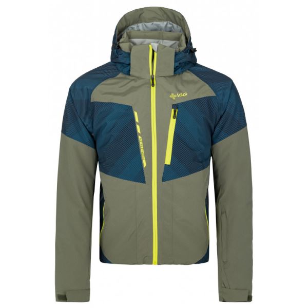 Pánská lyžařská bunda Kilpi TAXIDO-M khaki