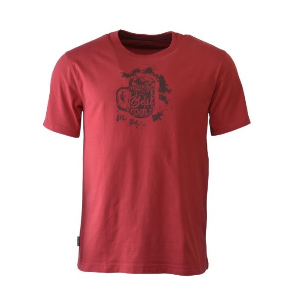 Pánské tričko BUSHMAN ORD červená