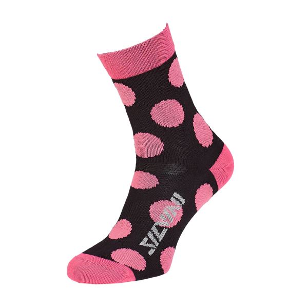 Unisex ponožky Silvini Bevera růžová/černá