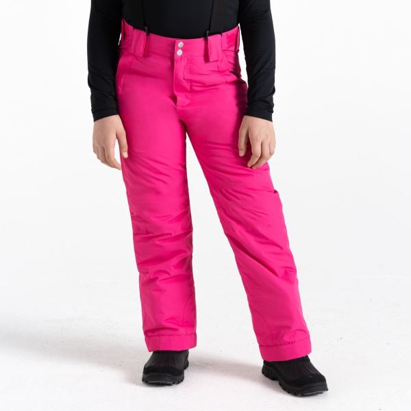 Dětské zimní lyžařské kalhoty OUTMOVE II tmavě růžová