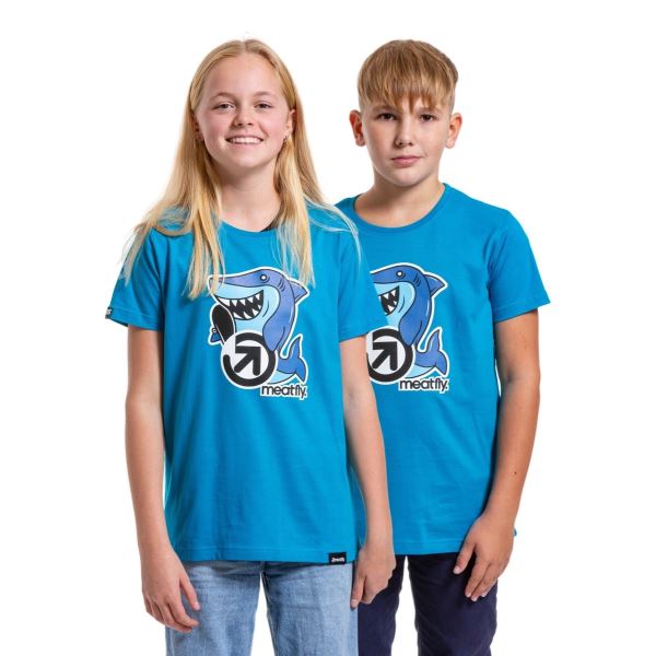 Dětské tričko Meatfly Sharky modrá