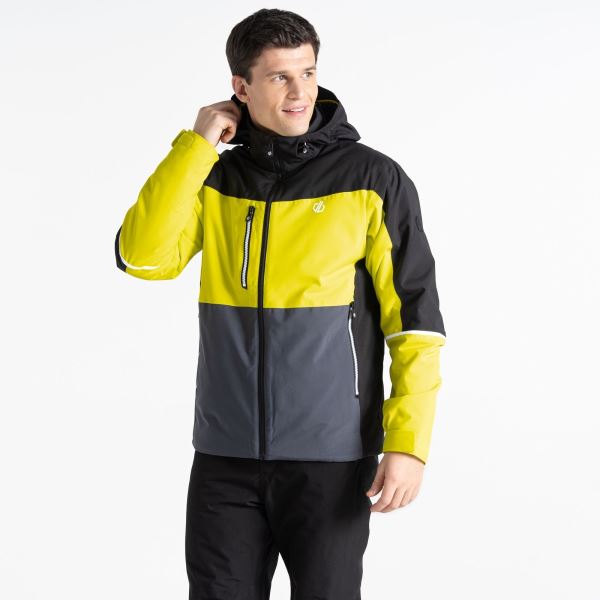 Pánská lyžařská bunda Dare2b EAGLE žlutá/černá