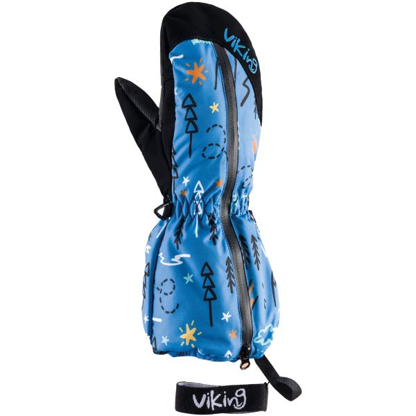 Dětské lyžařské palčáky Viking Snoppy modrá