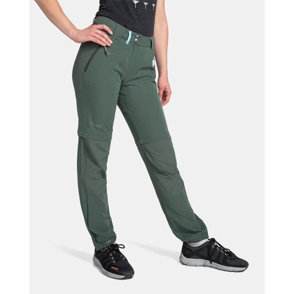 Dámské outdoorové kalhoty Kilpi HOSIO-W tmavě zelená