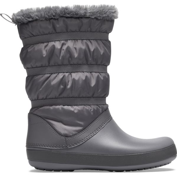Dámské zimní boty Crocs CROCBAND Winter Boot šedá