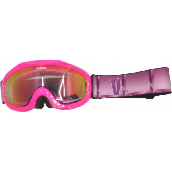 Dětské lyžařské brýle Victory SPV 640B Junior Mini růžová