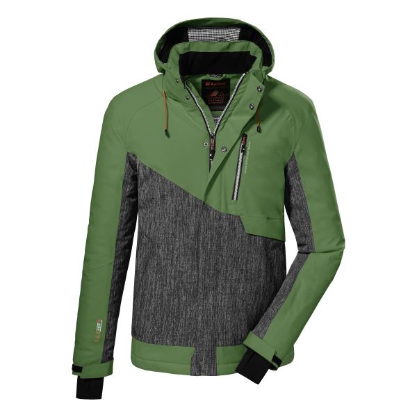Pánská zimní bunda Killtec 42 zelená/šedá