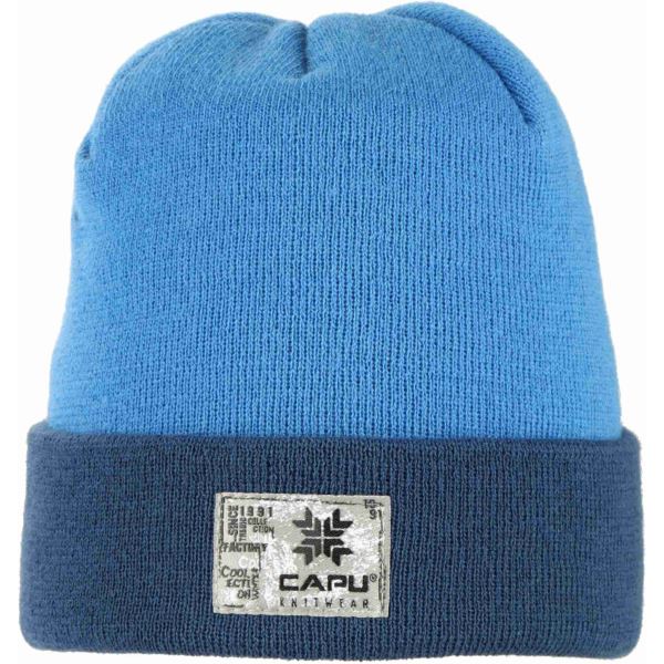 Pánská zimní čepice CAPU 1704 světle modrá
