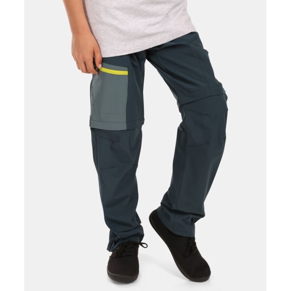 Chlapecké outdoorové kalhoty Kilpi HOSIO-JB tmavě zelená