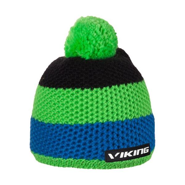 Unisex merino zimní čepice Viking TIMBER zelená UNI