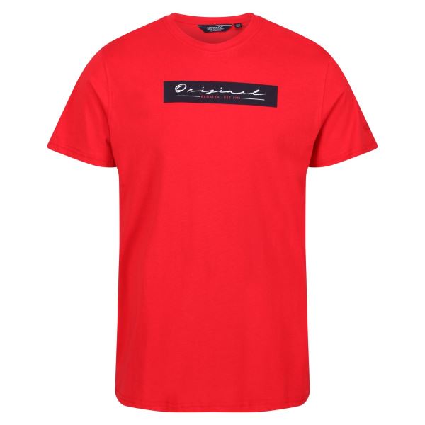 Pánské tričko Regatta CLINE VI červená