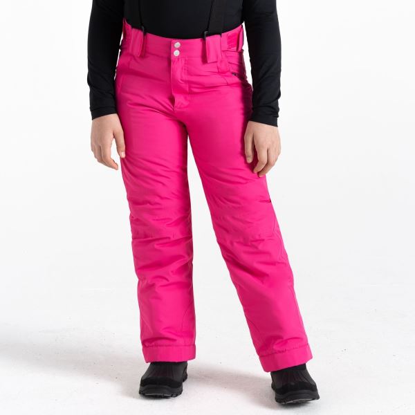 Dětské zimní lyžařské kalhoty Dare2b MOTIVE tmavě růžová