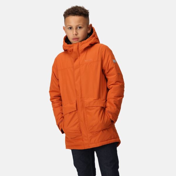 Chlapecký kabát Regatta FARBANK oranžová