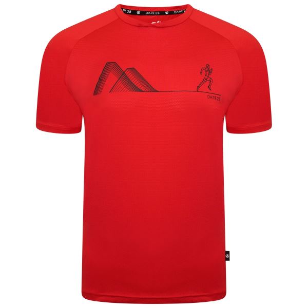 Pánské funkční tričko Dare2b RIGHTEOUS III červená