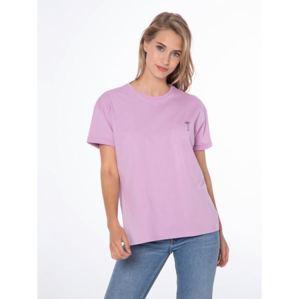 Dámské bavlněné tričko PROTEST ELSAO fialová