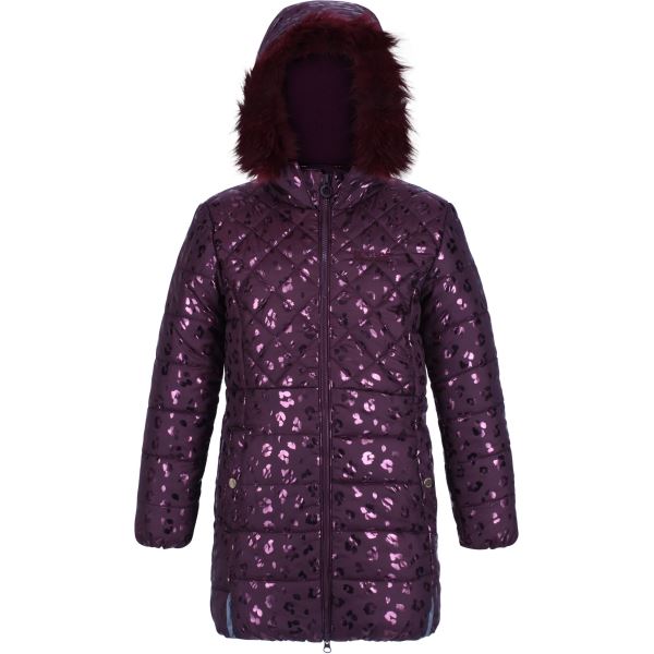 Dětský prošívaný kabát Regatta BERNADINE fialová