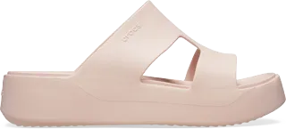 Dámské pantofle Crocs CLASSIC PLATFORM H-Strap světle růžová Dámské pantofle Crocs CLASSIC PLATFORM H-Strap světle růžová