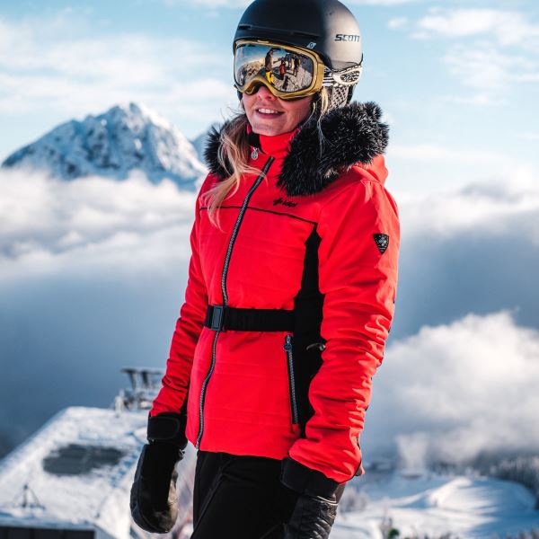 Dámský lyžařský outfit CARRIE červená