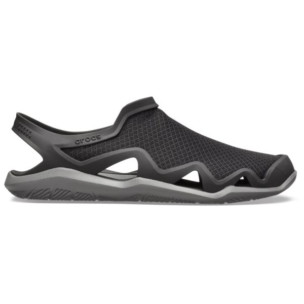 Pánské boty Crocs Swiftwater Mesh Wave M černá/šedá