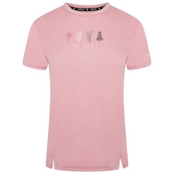 Dámské tričko Dare2b UNWIND světle růžová