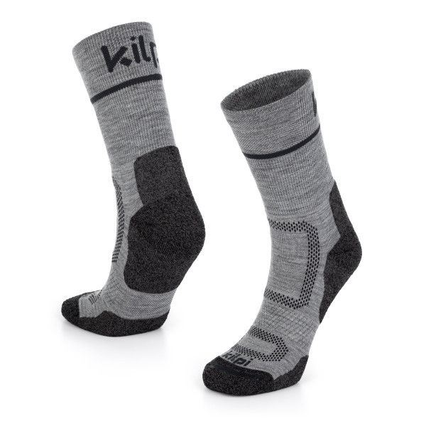 Sportovní vysoké merino ponožky Kilpi STEYR-U tmavě šedá