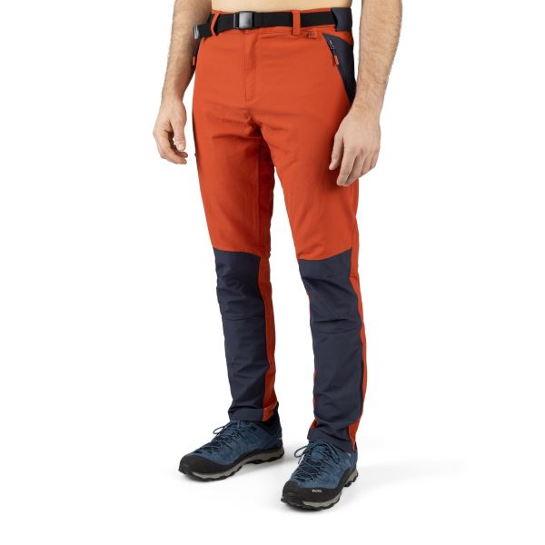 Pánské outdoorové kalhoty Sequoia oranžová/tmavě modrá