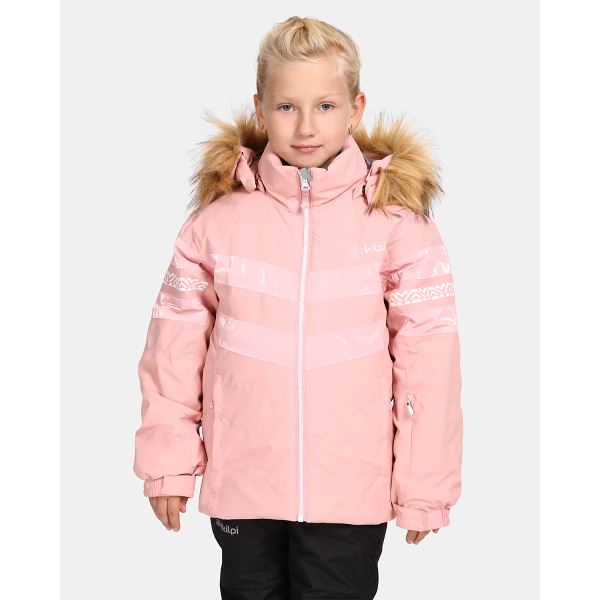 Dívčí lyžařská bunda Kilpi DALILA-JG světle růžová