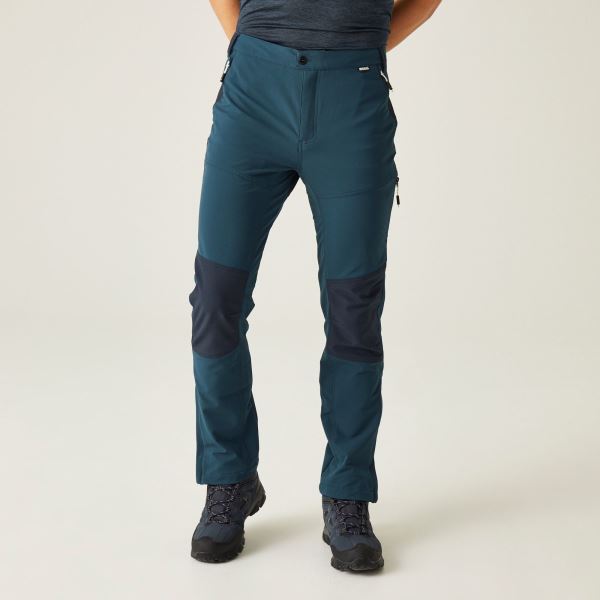 Pánské softshellové kalhoty Regatta QUESTRA V tmavě modrá