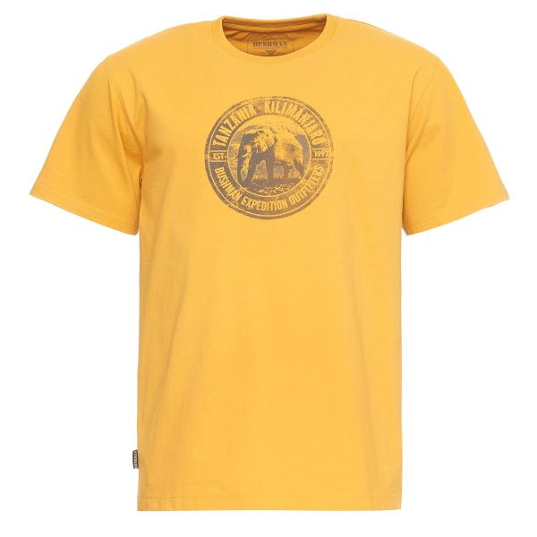 Pánské tričko BUSHMAN HANOVER žlutá
