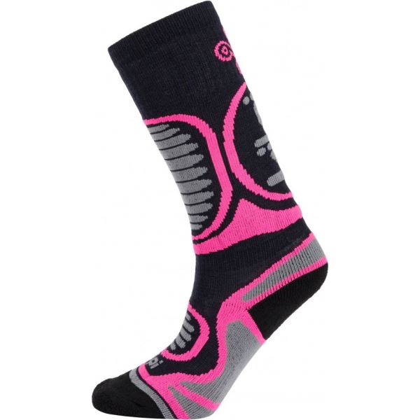 Dětské lyžařské ponožky KILPI ANXO-J růžová