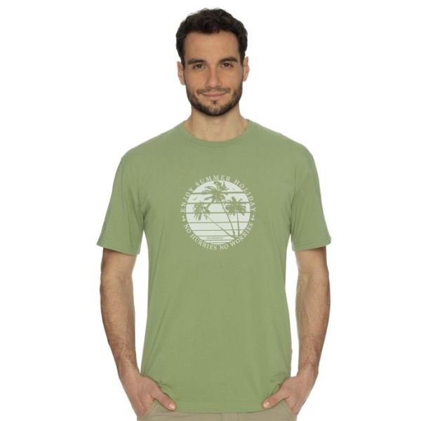 Pánské tričko BUSHMAN JOURNEY zelená