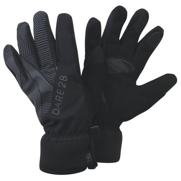Unisex rukavice Dare2b LIGHTSOME černá