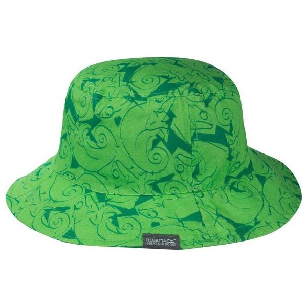 Dětský letní klobouk Regatta CRUZE zelená