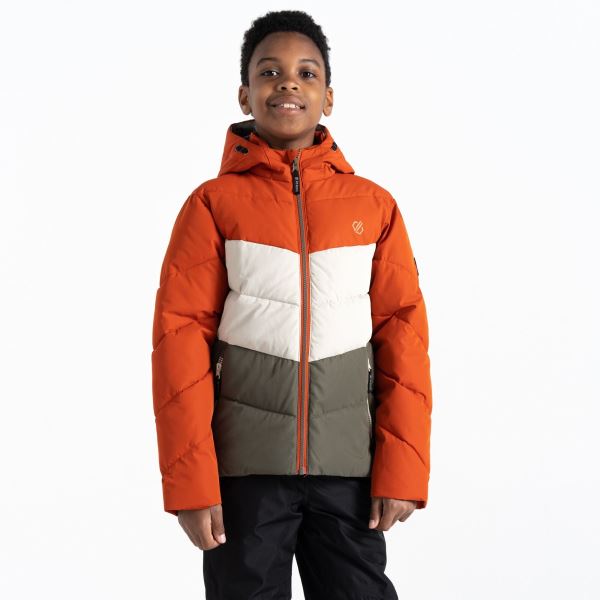 Dětská zimní bunda Dare2b JOLLY oranžová/zelená