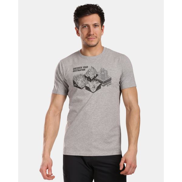 Pánské funkční tričko Kilpi GAROVE-M světle šedá