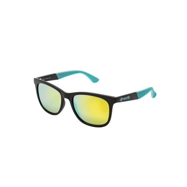 Unisex sluneční brýle Meatfly Clutch černá/mintová