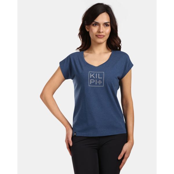 Dámské tričko z bavlny Kilpi ROANE-W tmavě modrá
