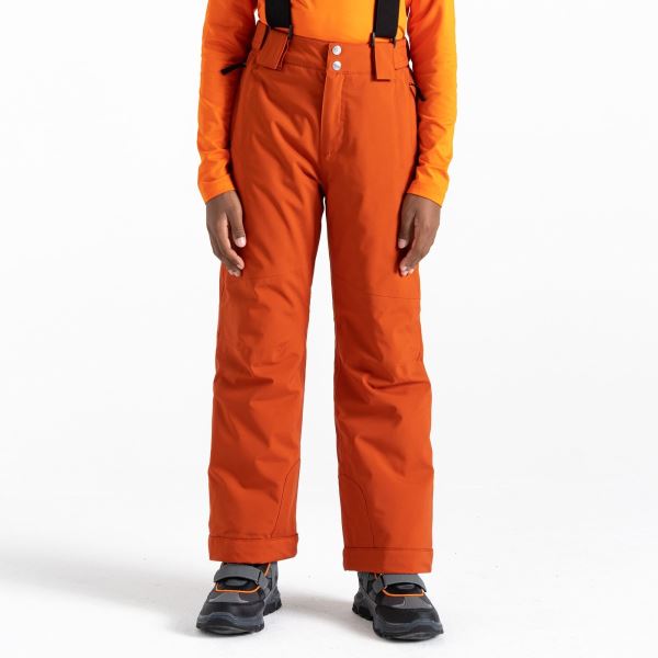 Dětské zimní lyžařské kalhoty OUTMOVE II tmavě oranžová